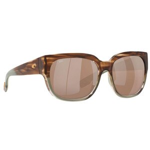 Costa Waterwoman II Sunglasses Polarized Women's in Shiny Ocean Jade with Copper Silver Mirror 580G